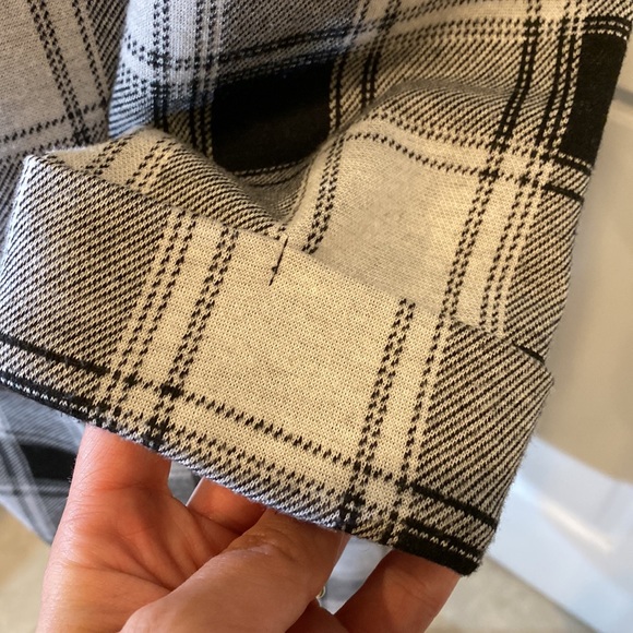 Black and Gray Checked Dress - Picture 4 of 5